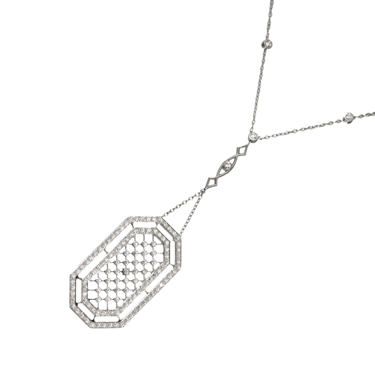 Voile Diamond Necklace Platinum