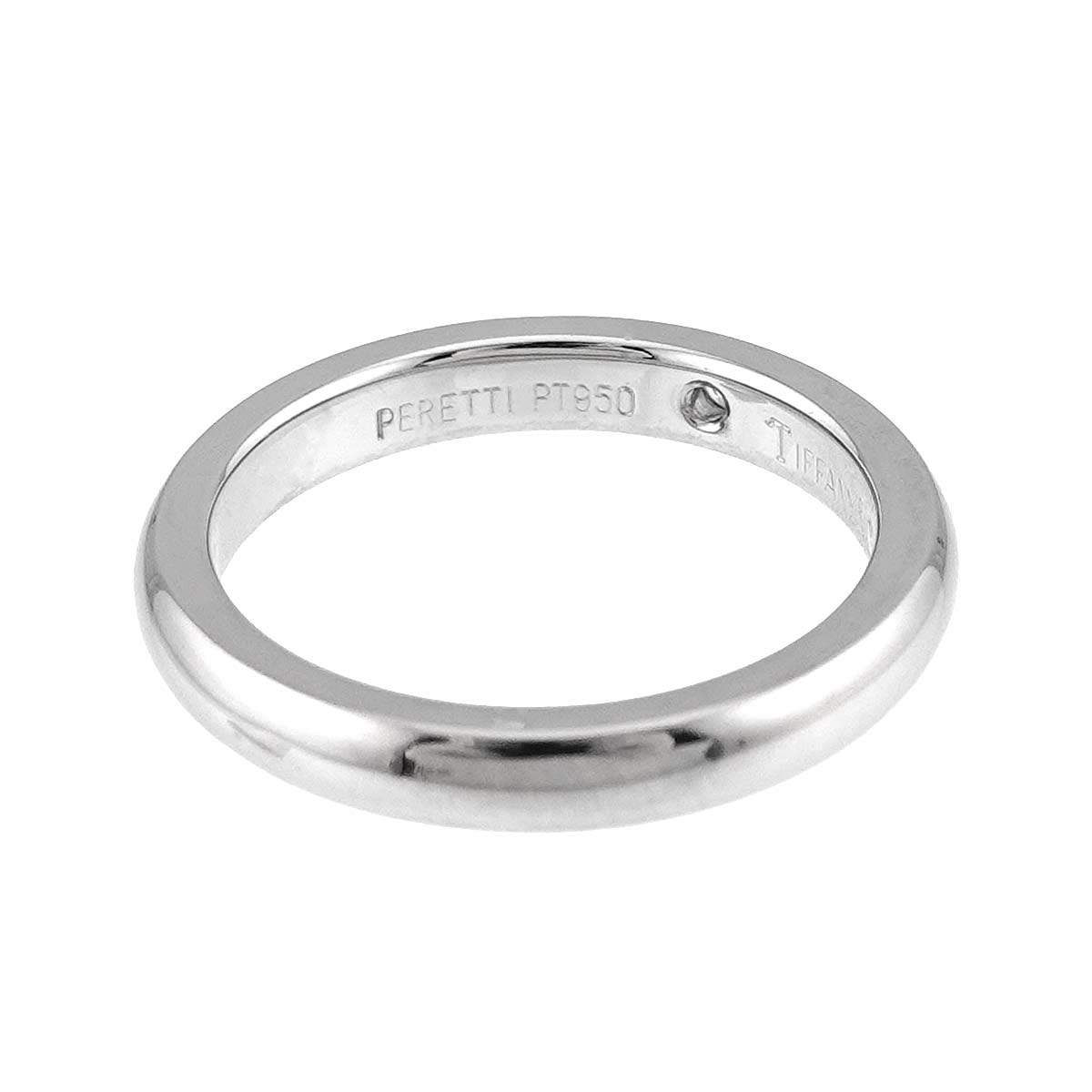 Stacking Band Ring Diamond 1P Platinum Size3.75-4(US)