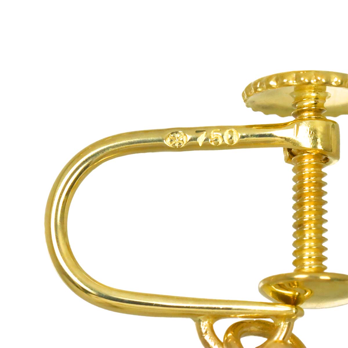 Teardrop Earrings 18K Yellow Gold 750