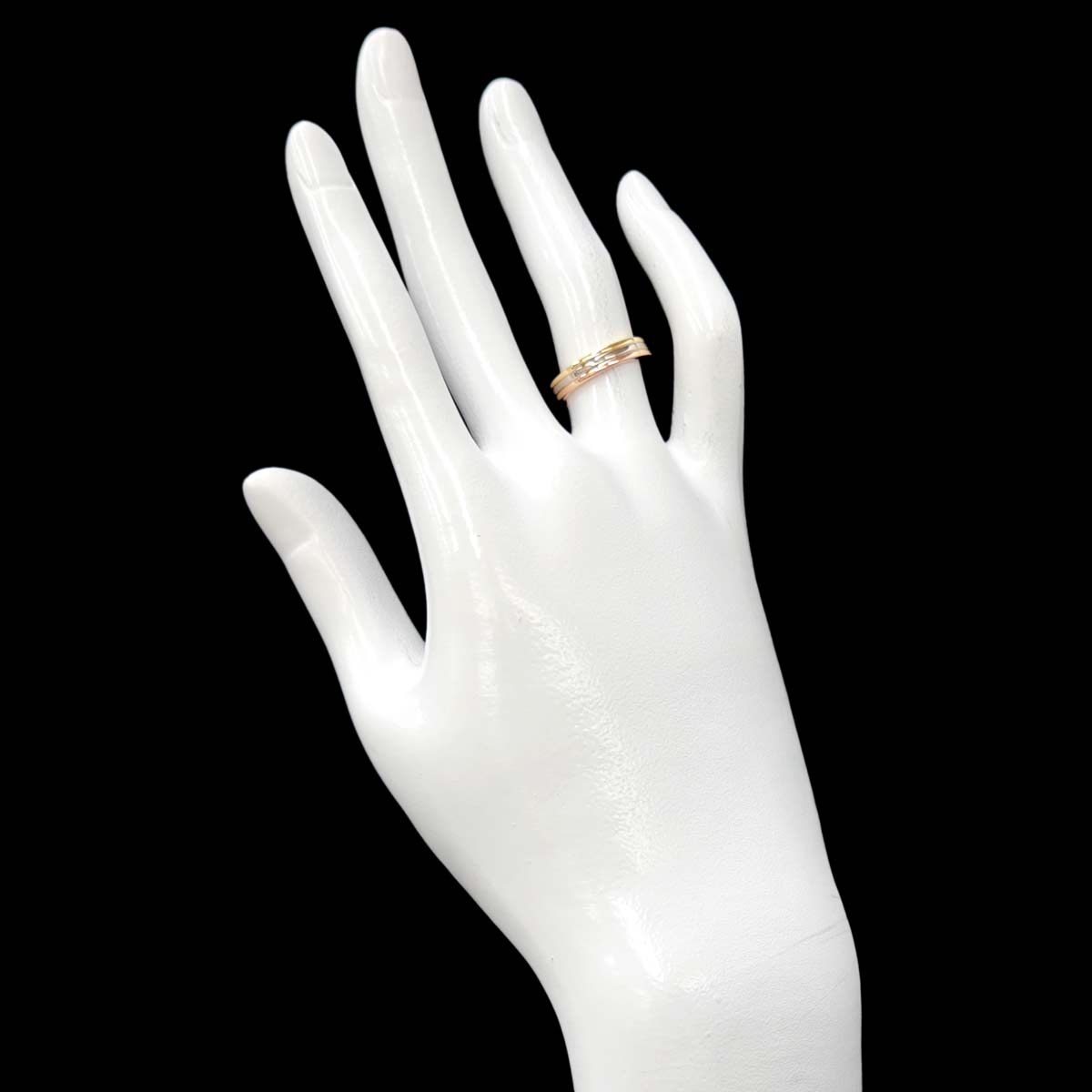 Vendome Ring 18K YG WG PG 750 size49 4.5-4.75US)