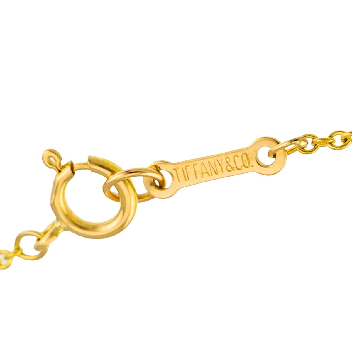 Full Heart Necklace 18K Yellow Gold 750