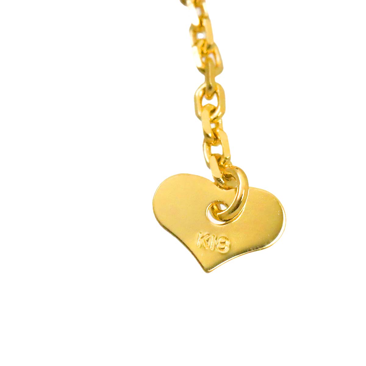 D-SIDE Diamond 10P Necklace 18K Yellow Gold 750