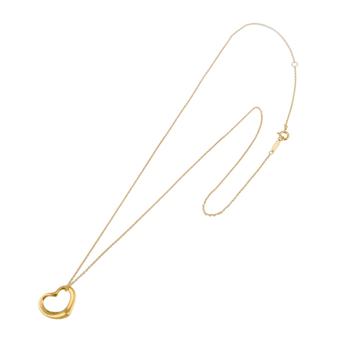 Open Heart Necklace 18K Yellow Gold 750