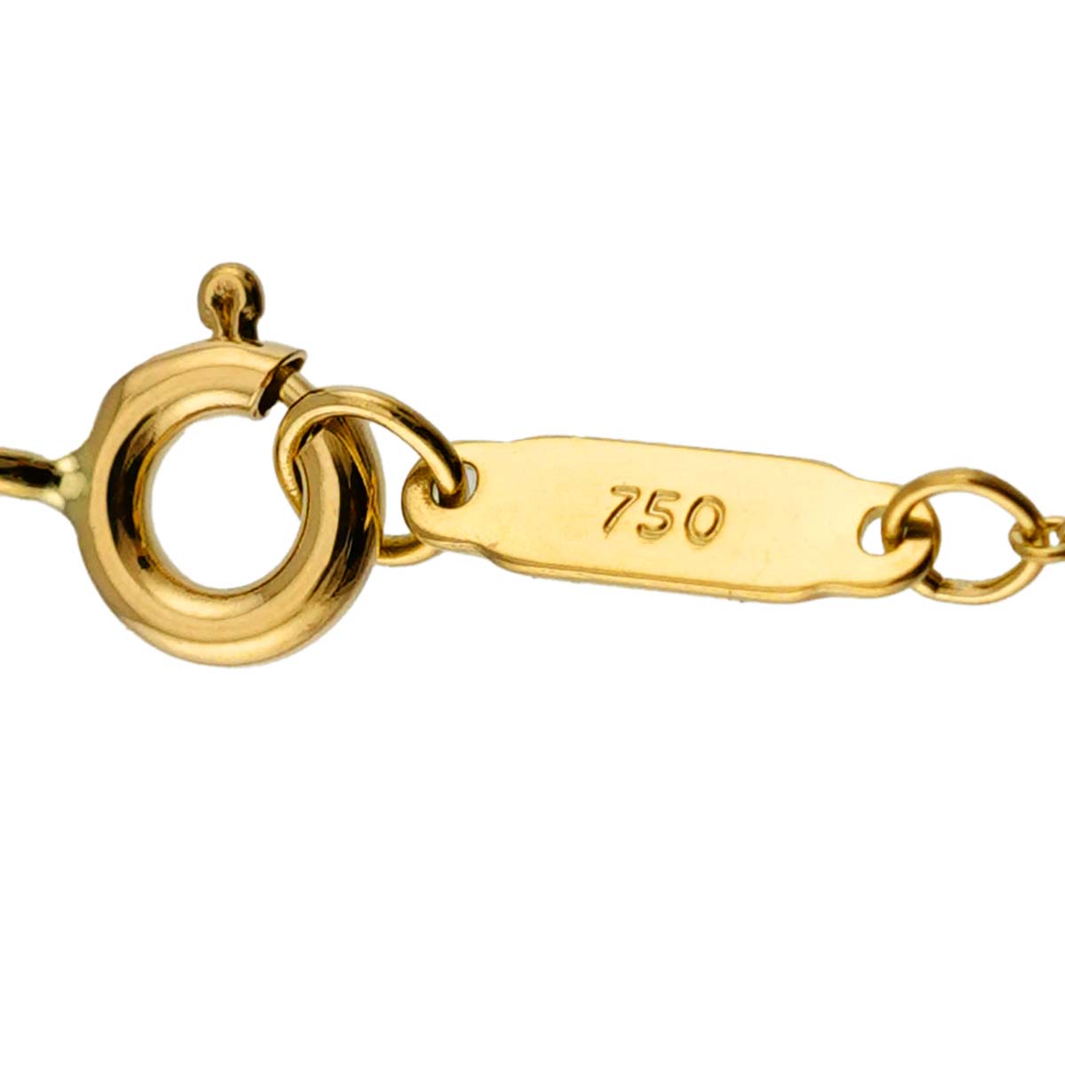 Open Heart Necklace 18K Yellow Gold 750
