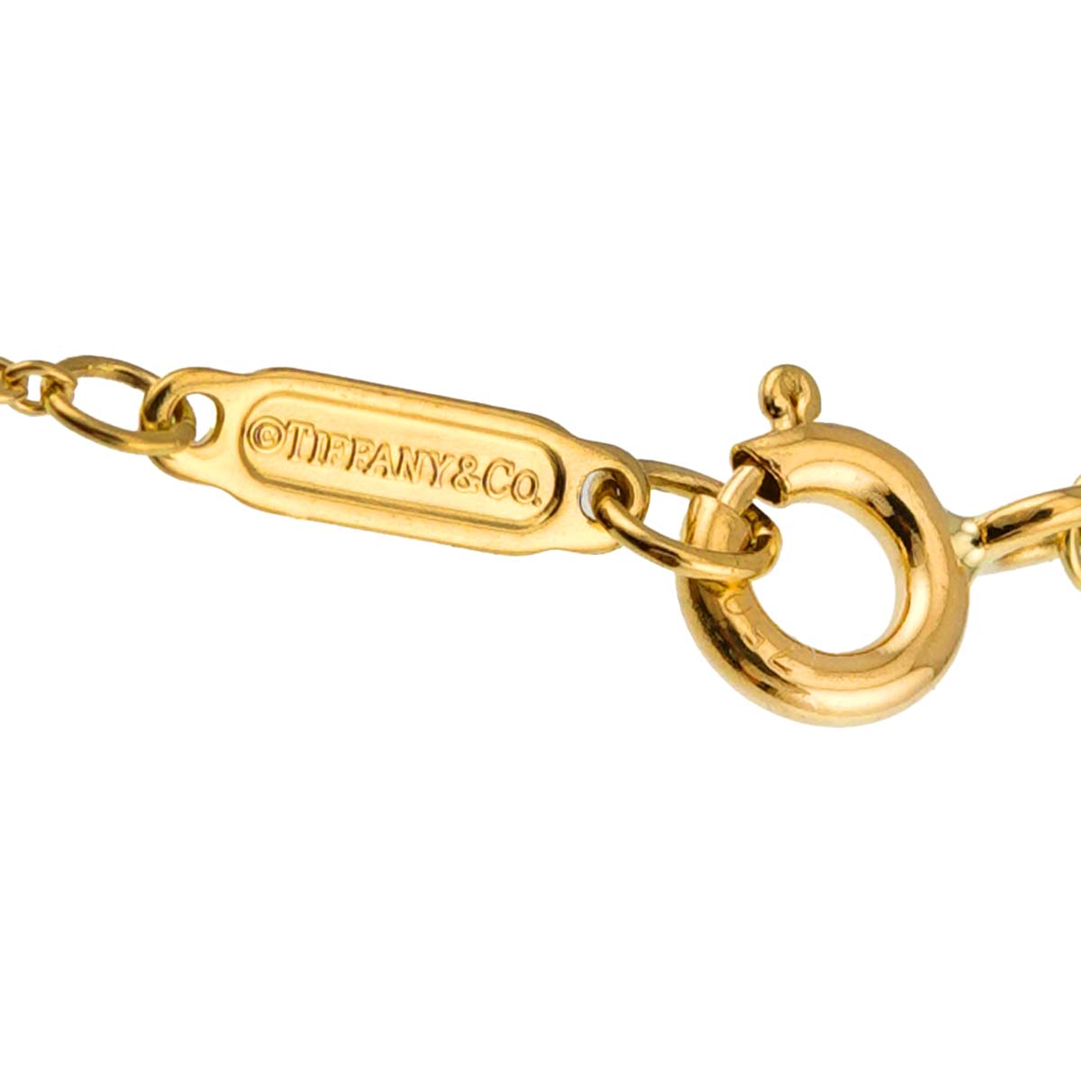 Open Heart Necklace 18K Yellow Gold 750