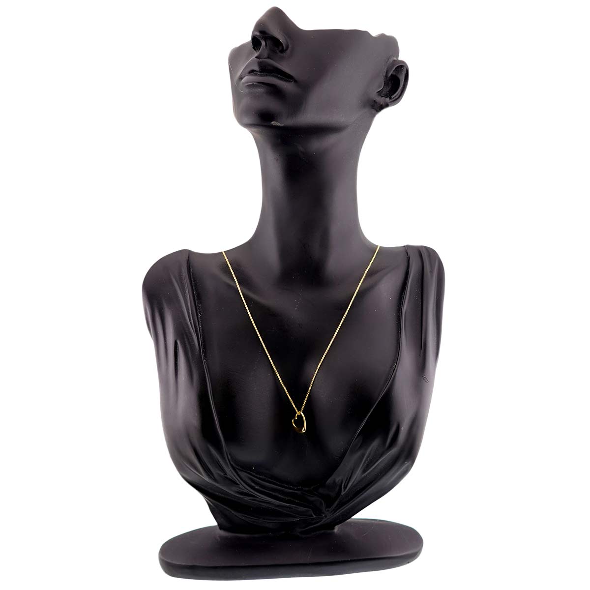 Open Heart Necklace 18K Yellow Gold 750