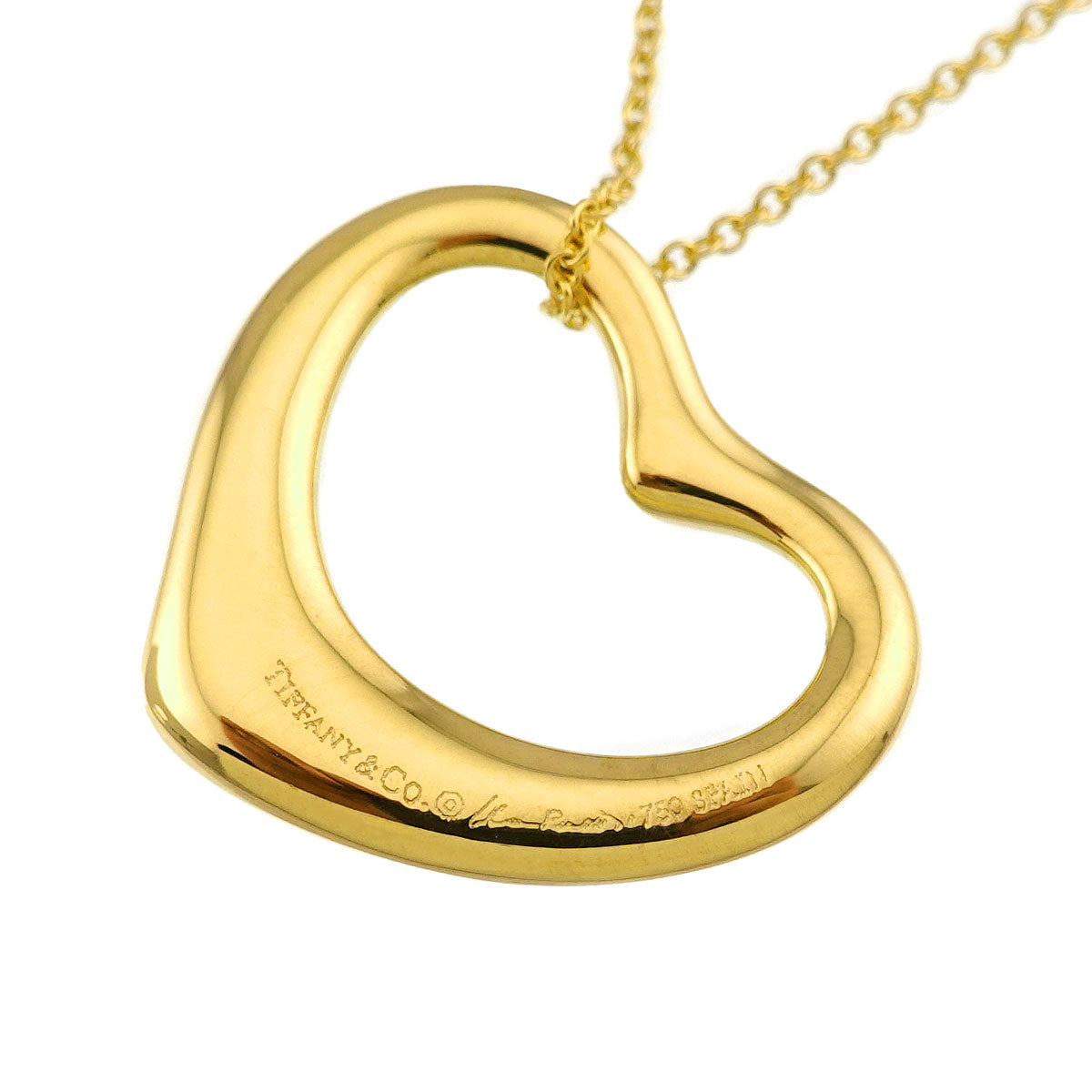 Open Heart Necklace 18K Yellow Gold 750