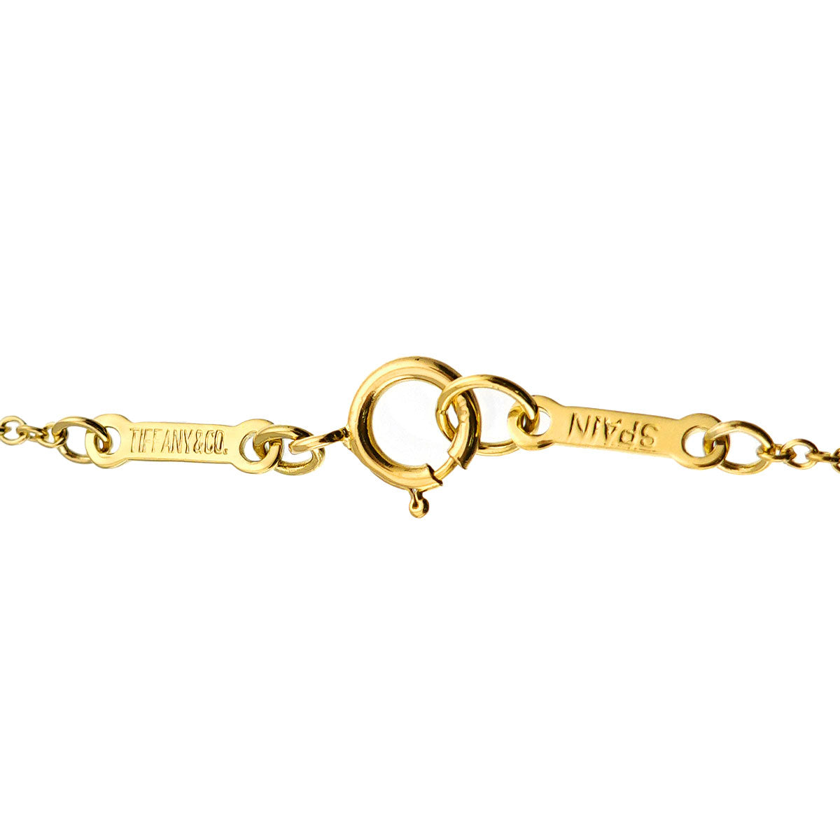 Open Heart Necklace 18K Yellow Gold 750