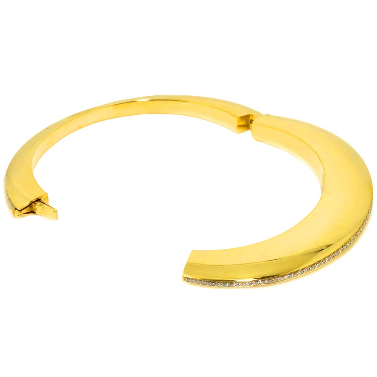 DUNE Diamond Bracelet 18K YG Yellow Gold 750 sizeM