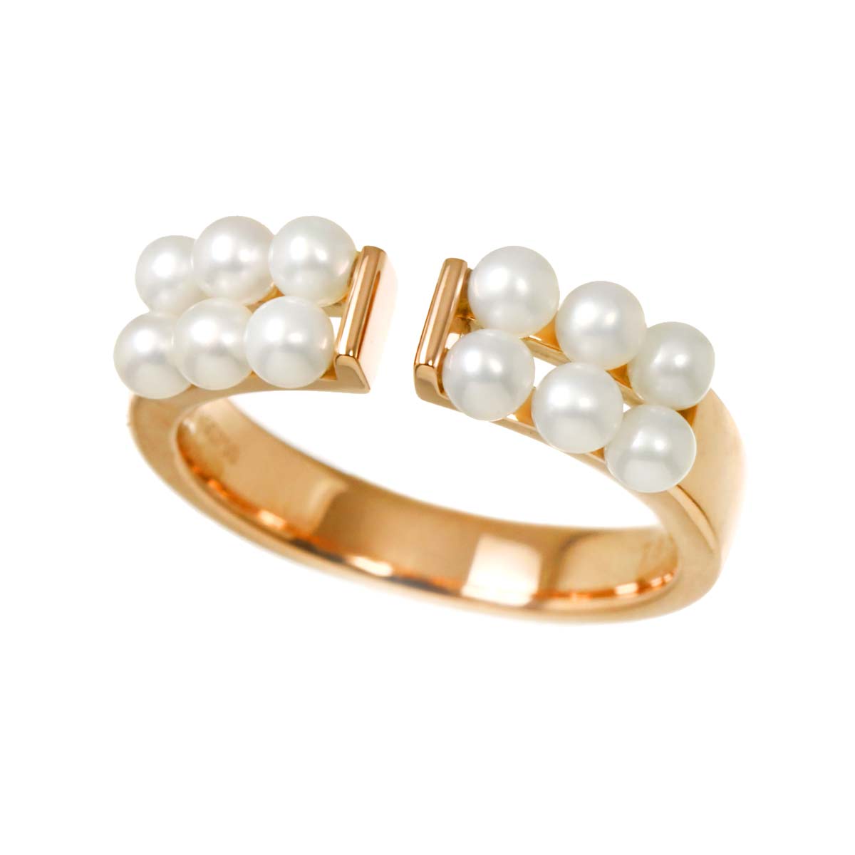 Baby Pearl 2.8mm Ring 18K PG 750 Size5.25-5.5(US)
