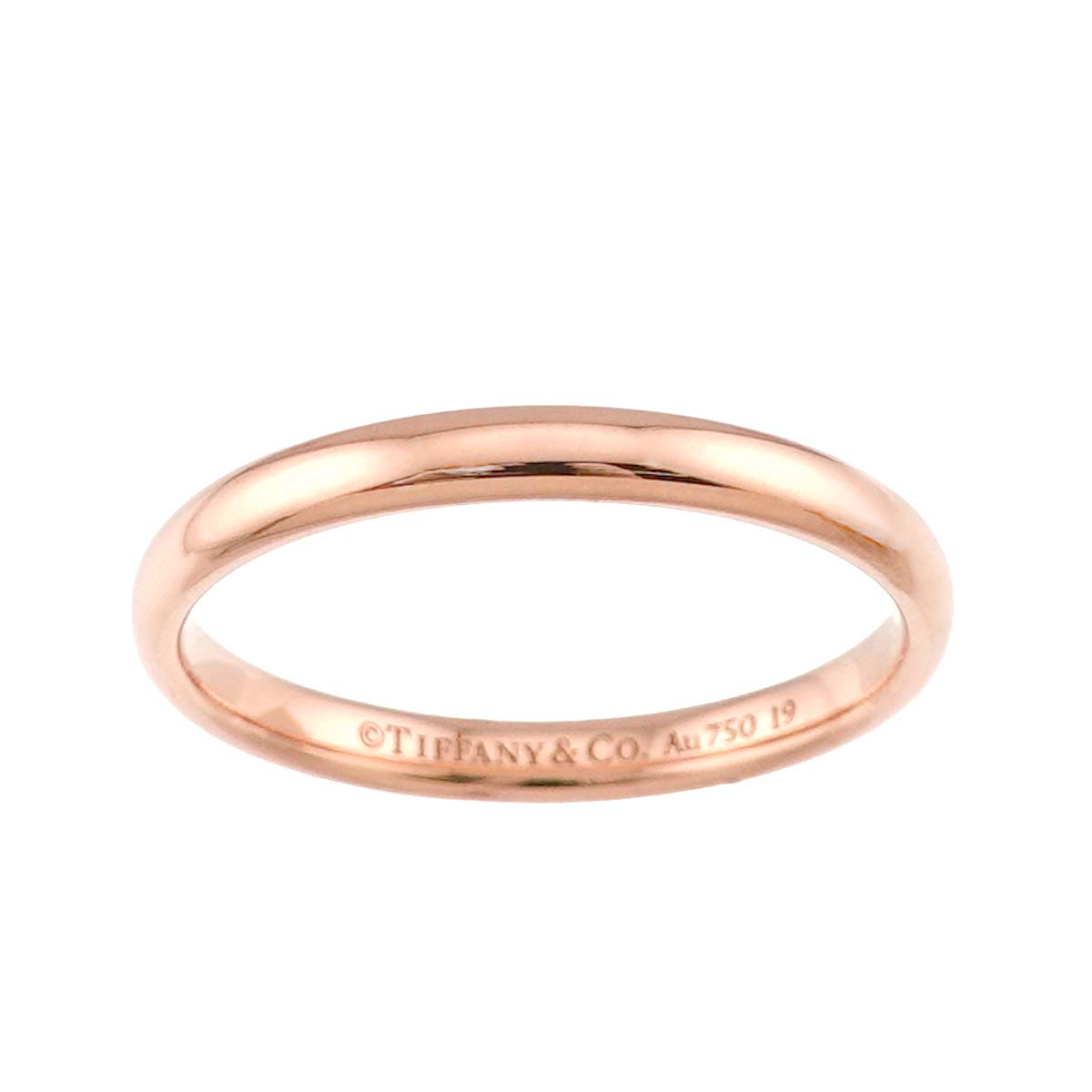 Forever Ring 18K Pink Gold 750 size7.75-8(US)