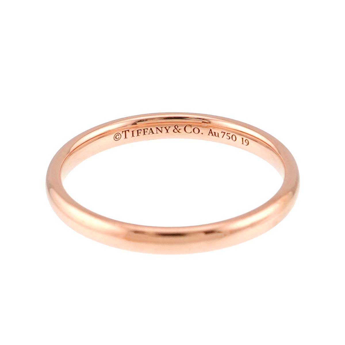 Forever Ring 18K Pink Gold 750 size7.75-8(US)