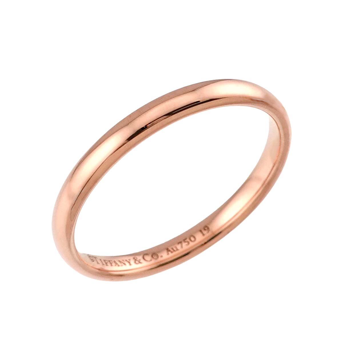 Forever Ring 18K Pink Gold 750 size7.75-8(US)