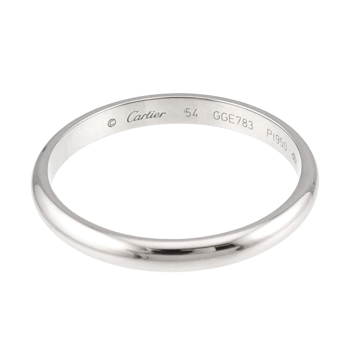 Classic Ring Platinum Size54 6.75(US)