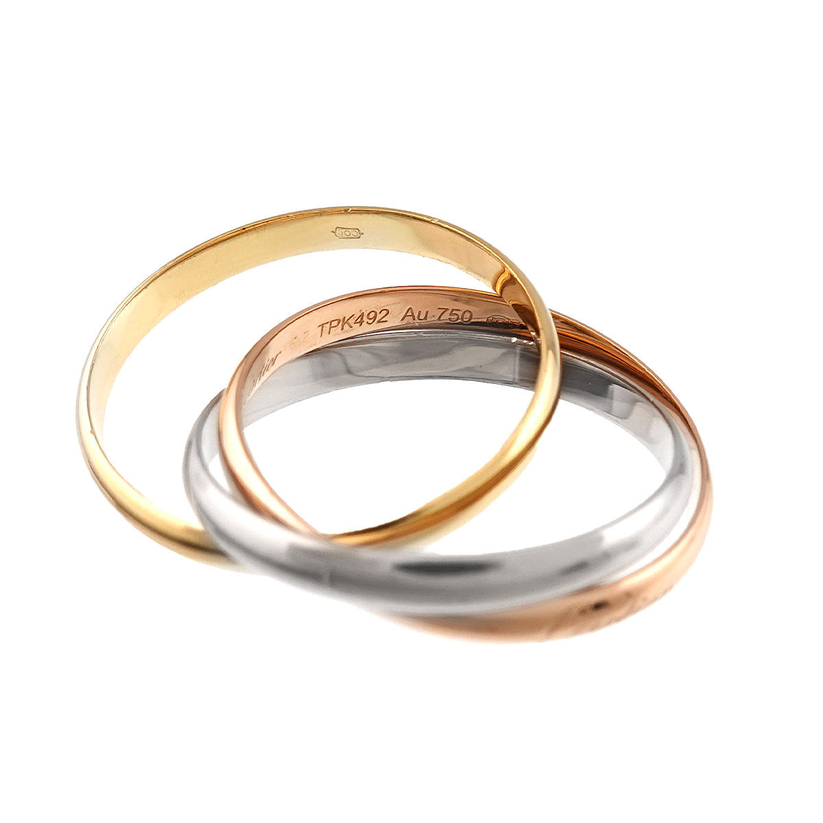 Trinity SM Ring 18K YG WG PG 750 Size62 9.75-10(US)