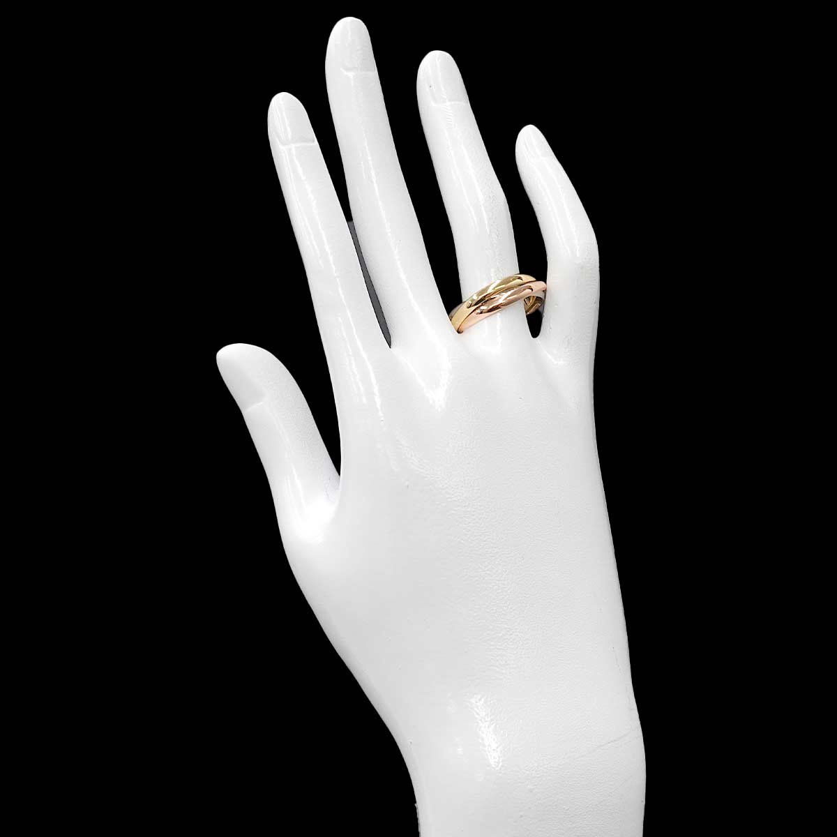 Trinity SM Ring 18K YG WG PG 750 Size62 9.75-10(US)