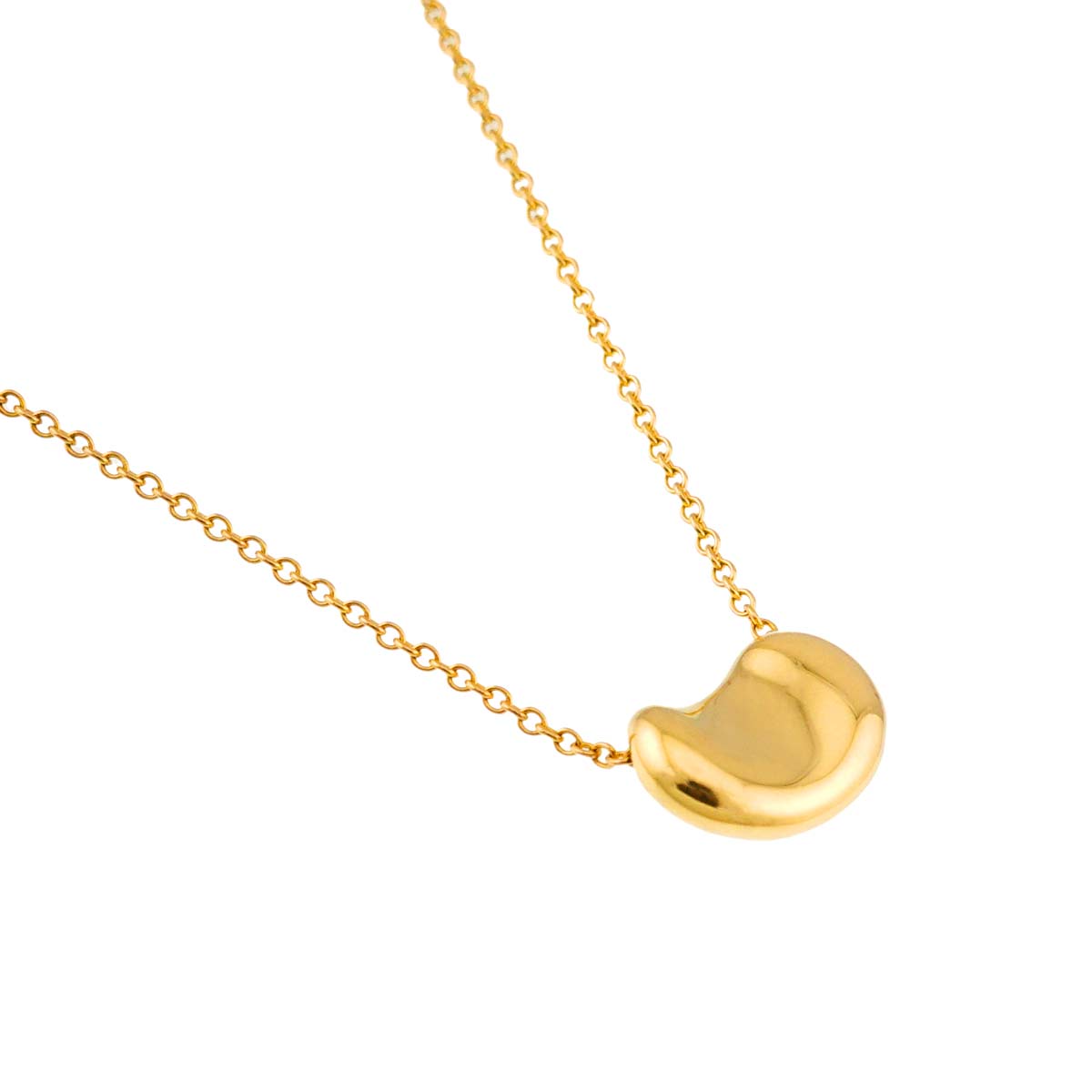 Bean Necklace 18K Yellow Gold 750