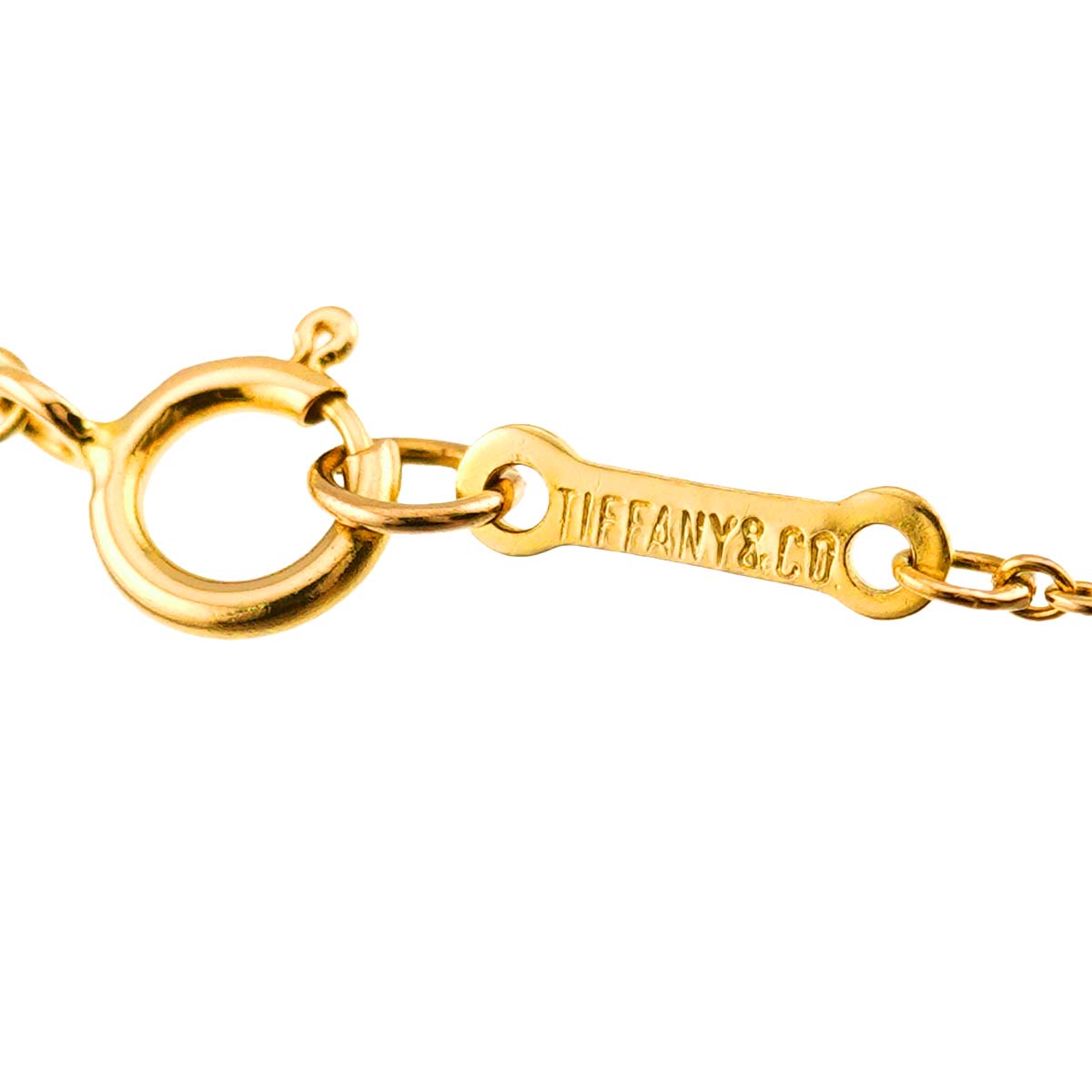 Bean Necklace 18K Yellow Gold 750