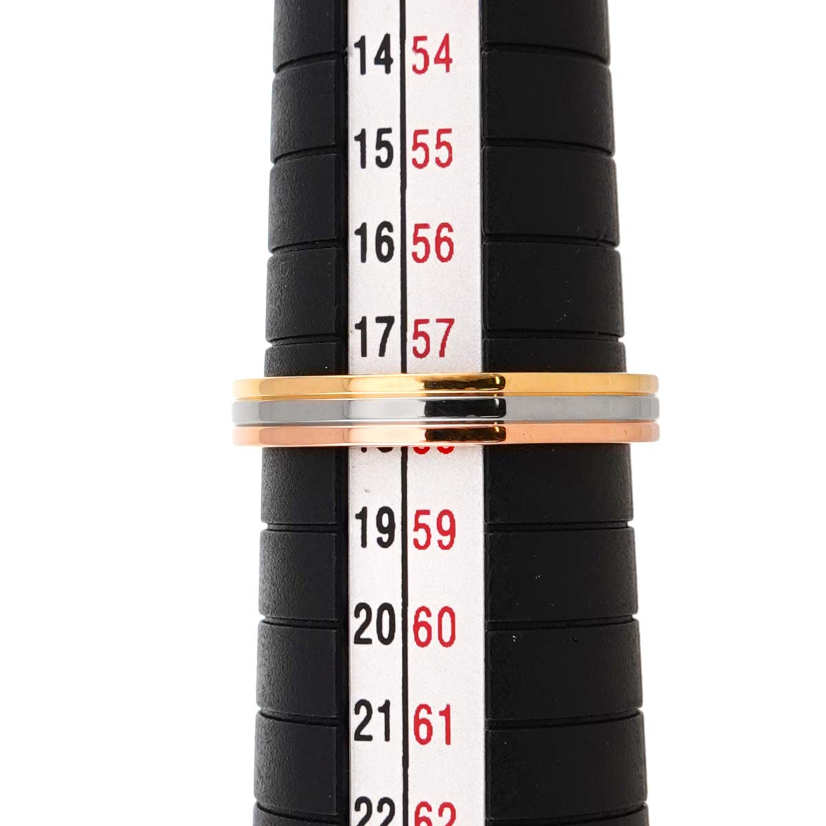 VENDOME Ring 18K YG WG PG 750 Size58 8-8.25(US)