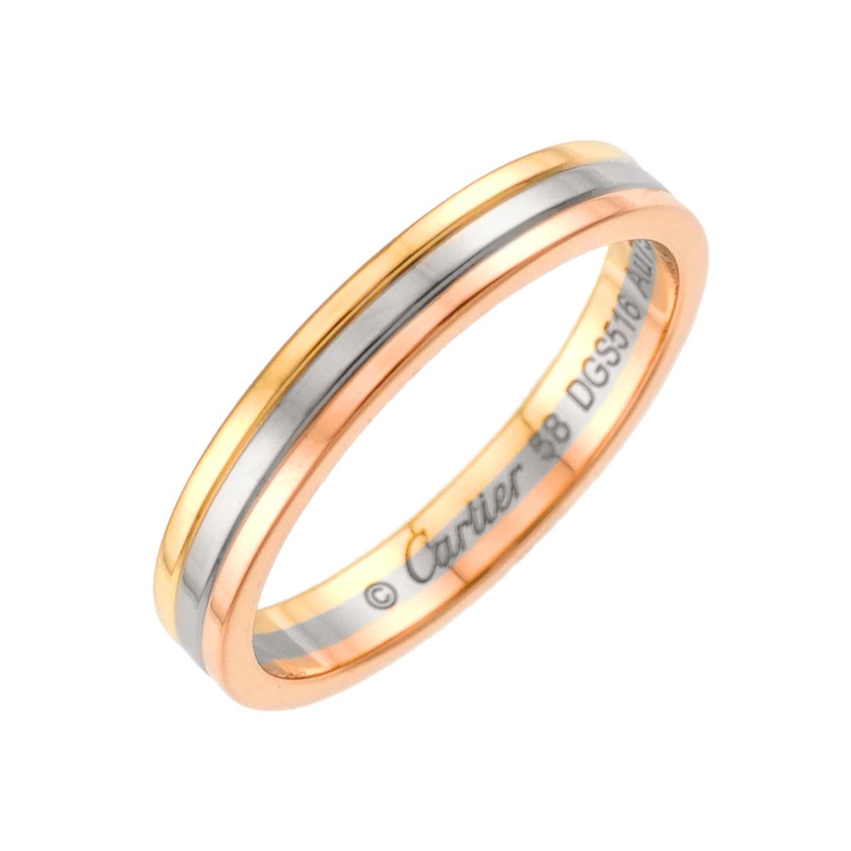 VENDOME Ring 18K YG WG PG 750 Size58 8-8.25(US)