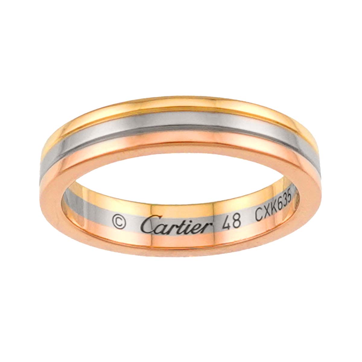 Vendome Ring 18K YG WG PG 750 size48 4.5(US)