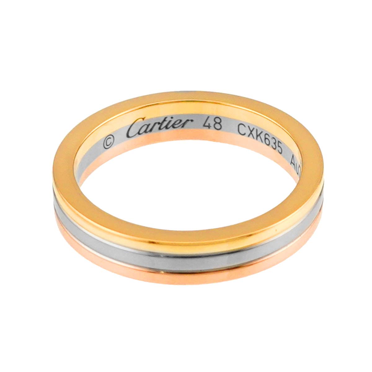 Vendome Ring 18K YG WG PG 750 size48 4.5(US)