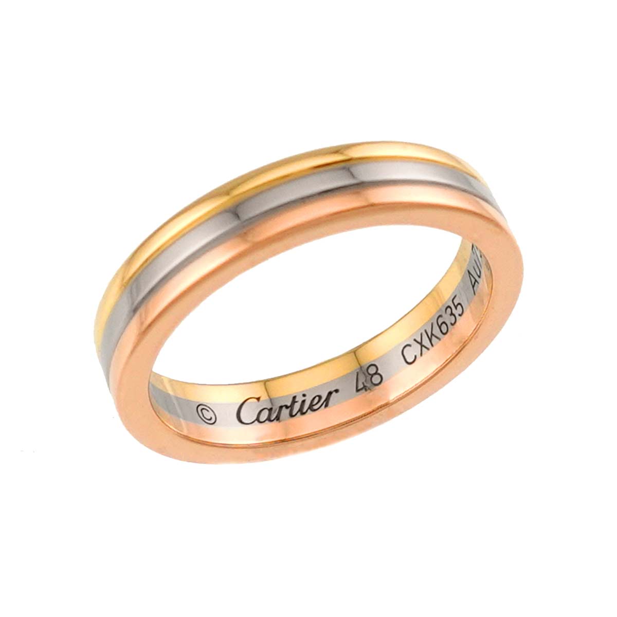 Vendome Ring 18K YG WG PG 750 size48 4.5(US)