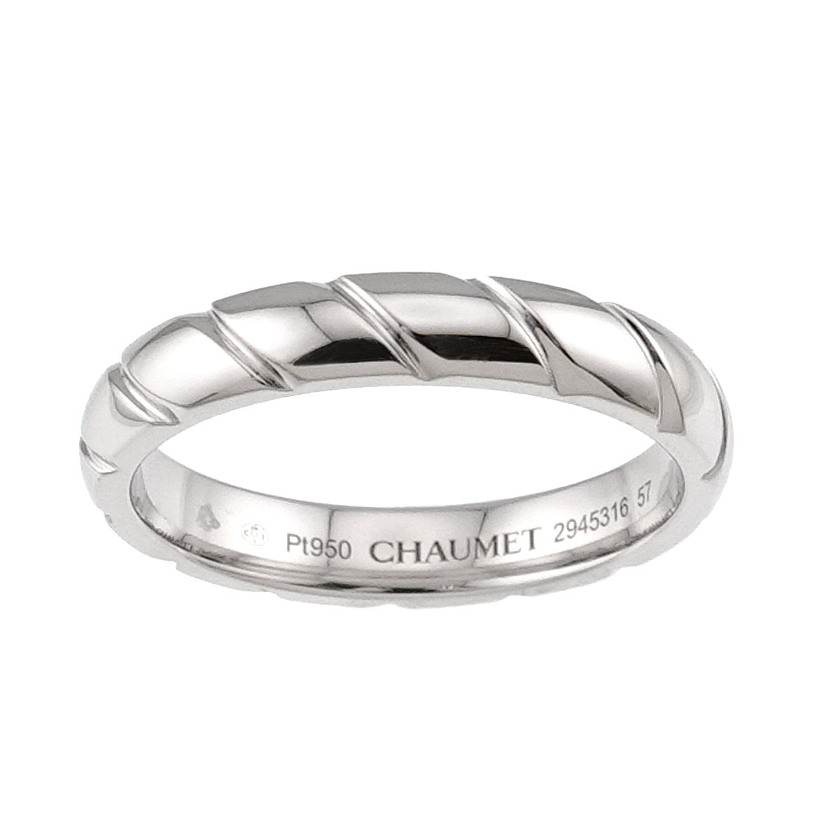 Torsade Ring Platinum size57 7.5-7.75(US)