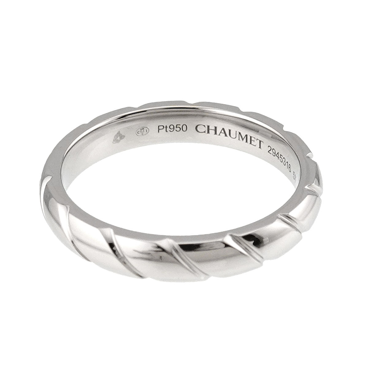 Torsade Ring Platinum size57 7.5-7.75(US)