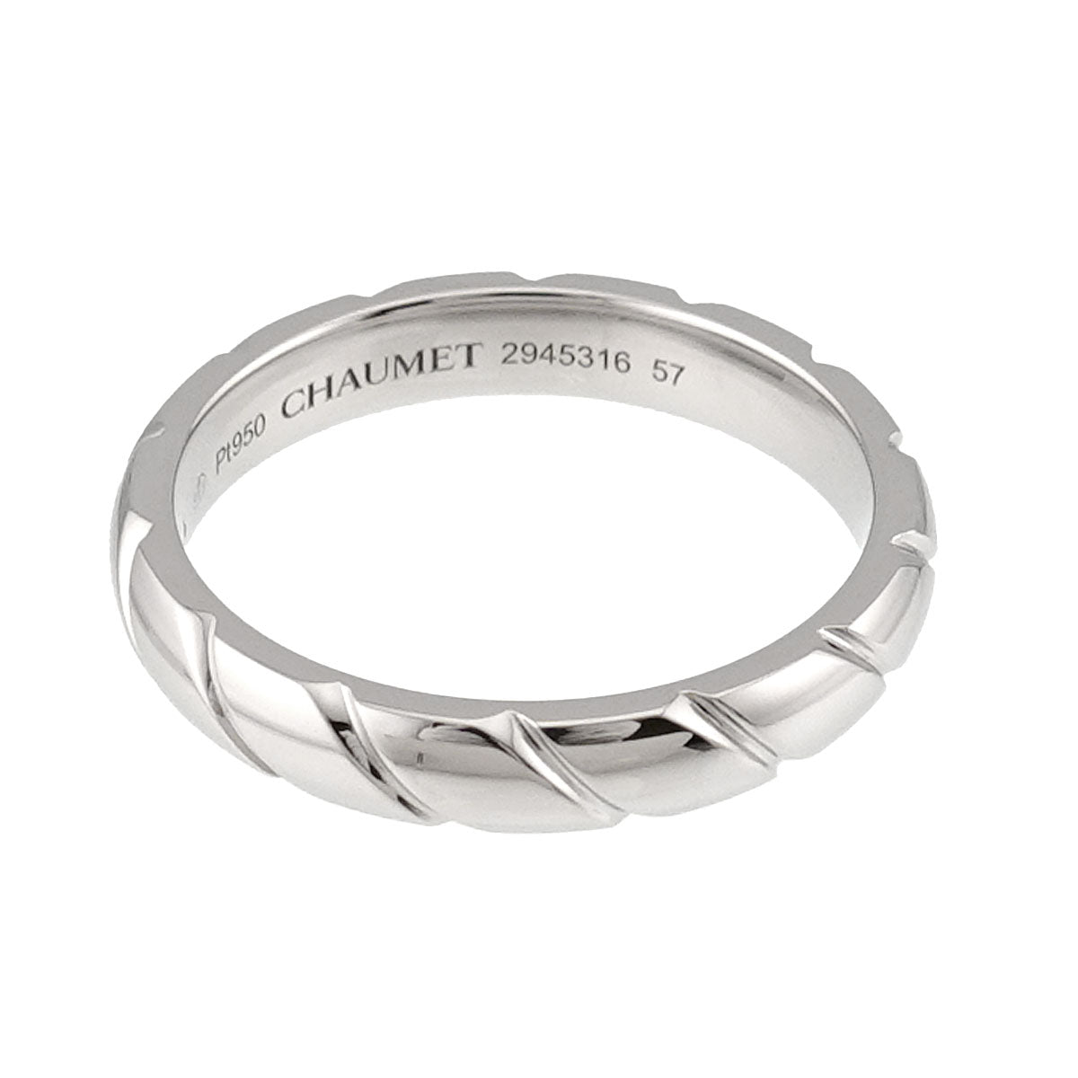Torsade Ring Platinum size57 7.5-7.75(US)
