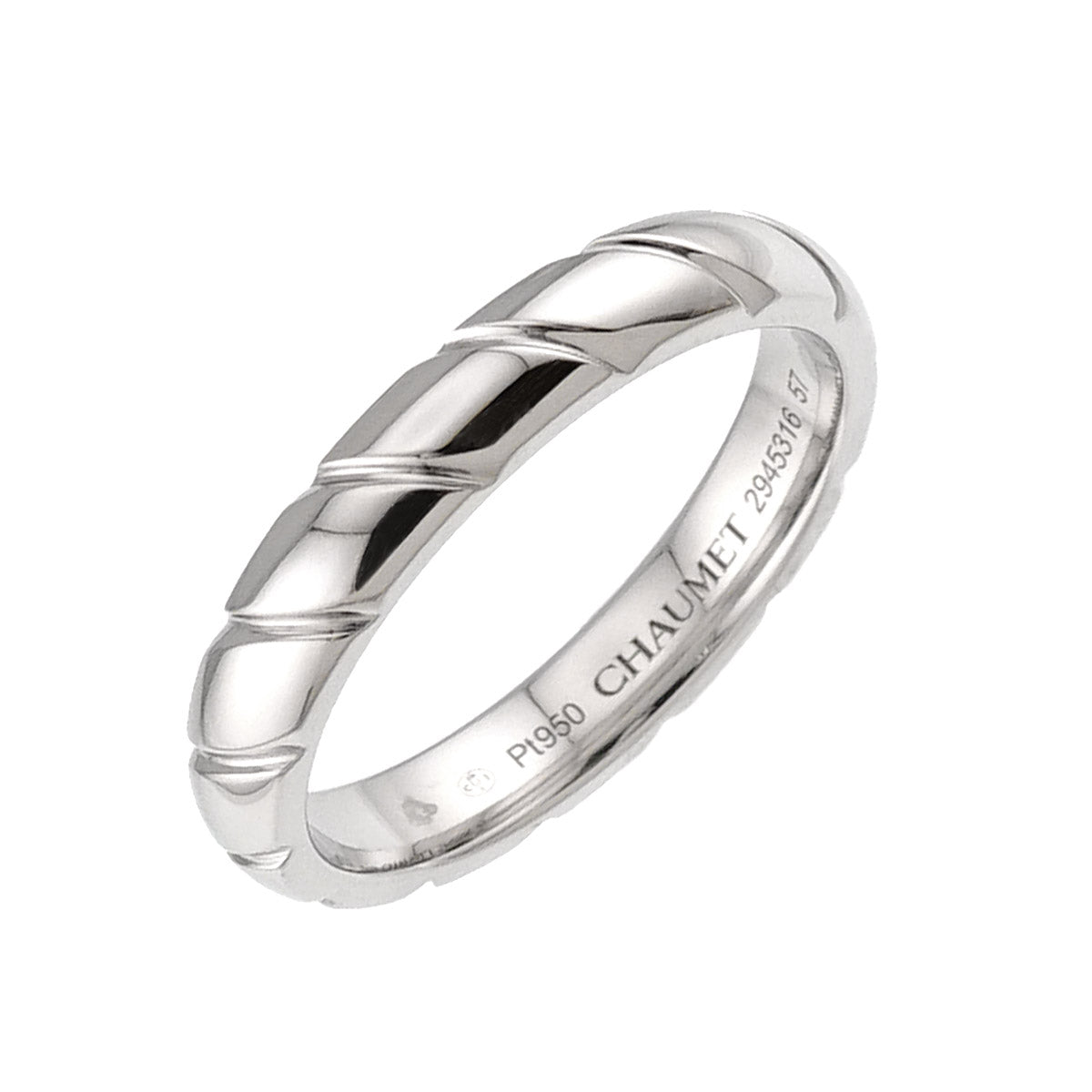Torsade Ring Platinum size57 7.5-7.75(US)