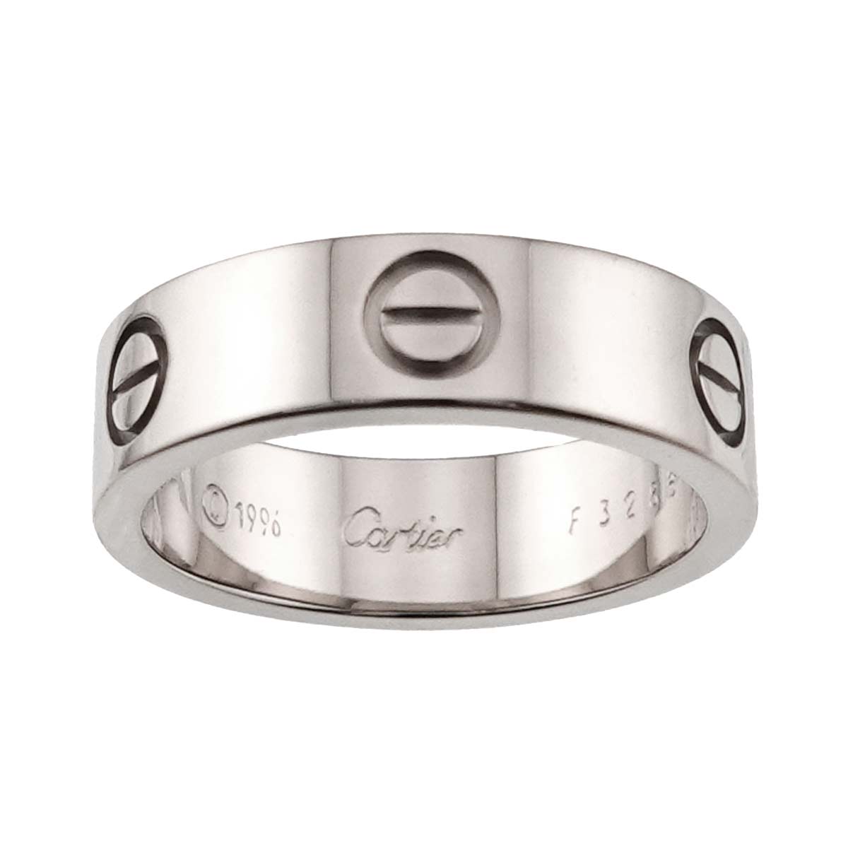 Love Ring 18K White Gold 750 size57 7.5(US)