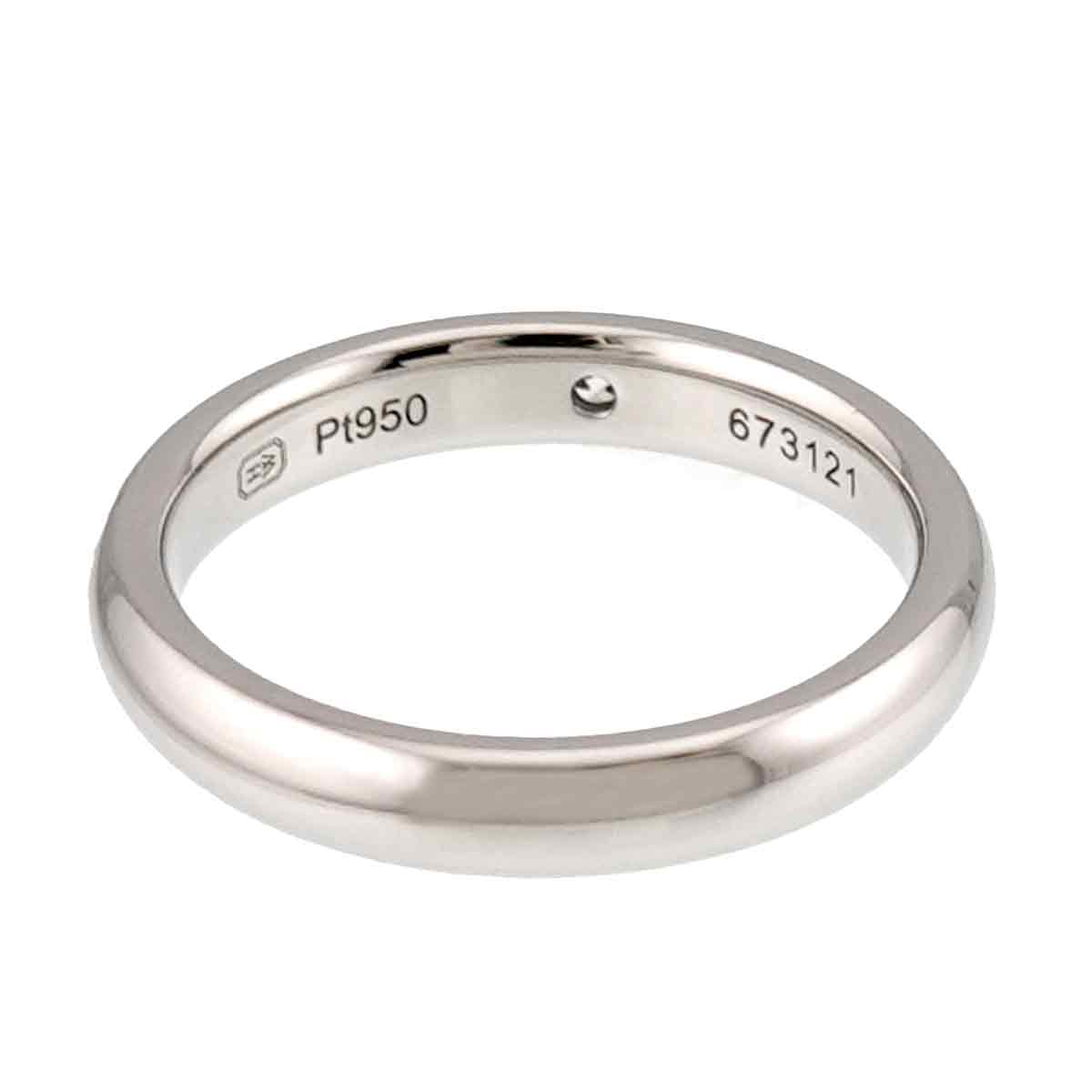 Diamond Ring Pt Platinum size3.75-4(US)