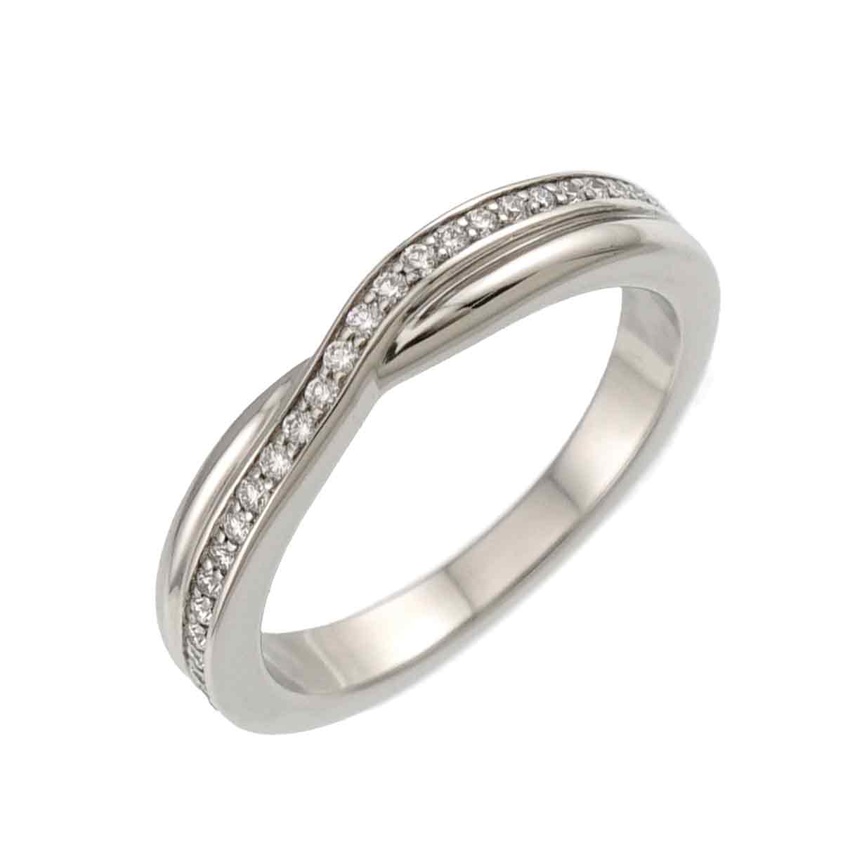 Diamond Ring Pt Platinum size4.5-4.75(US)