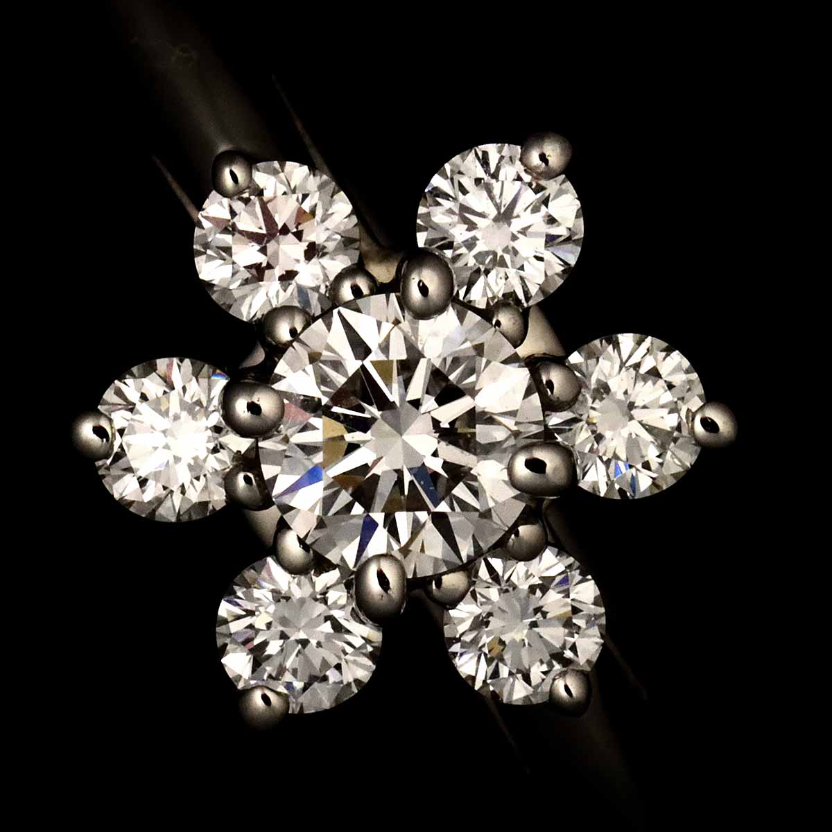 Diamond Ring Platinum Size4(US)