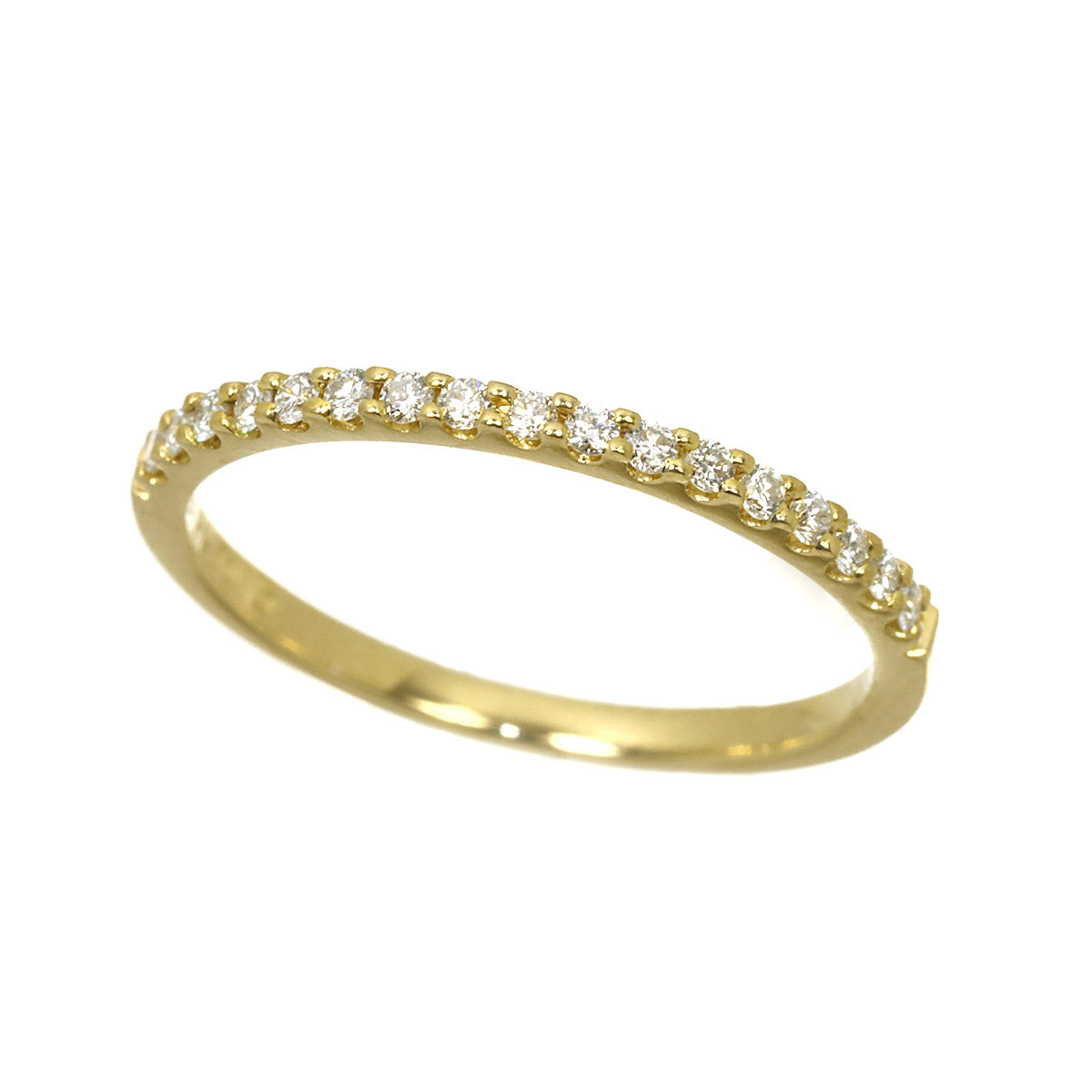 Diamond 0.15ct Ring 18K Yellow Gold 750 size5.25(US)