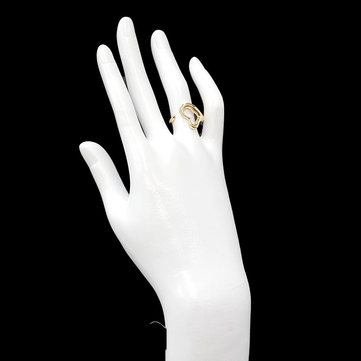 Open Heart Ring 18K YG 750 Size5.75-6(US)