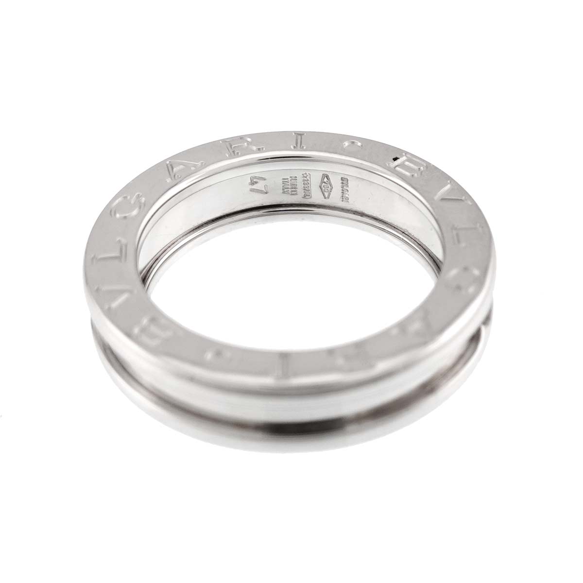 B-ZERO1 1Band Ring 18K White Gold 750 Size51 5.5-5.75(US)