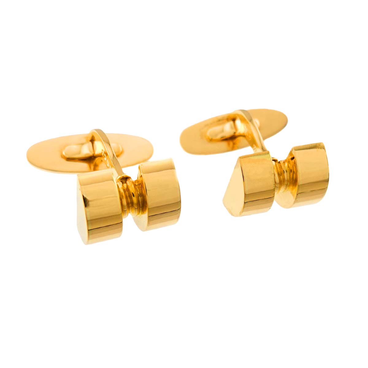 Cuff links 18K Yellow Gold 750