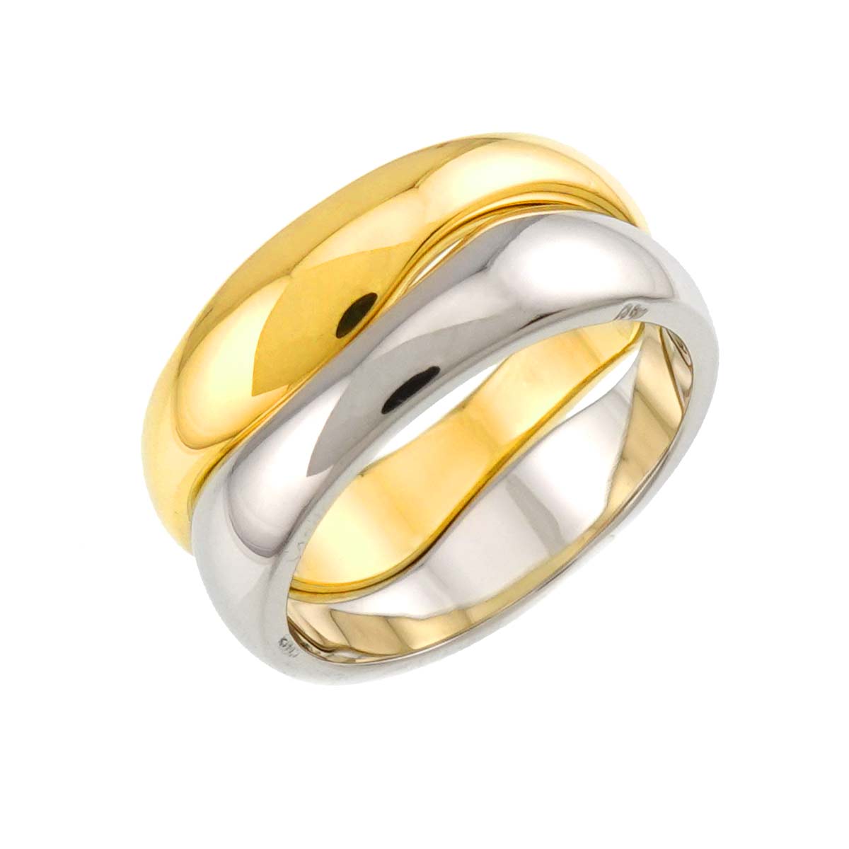 Love Me Ring 18K YG WG 750 size48 4-4.5(US)