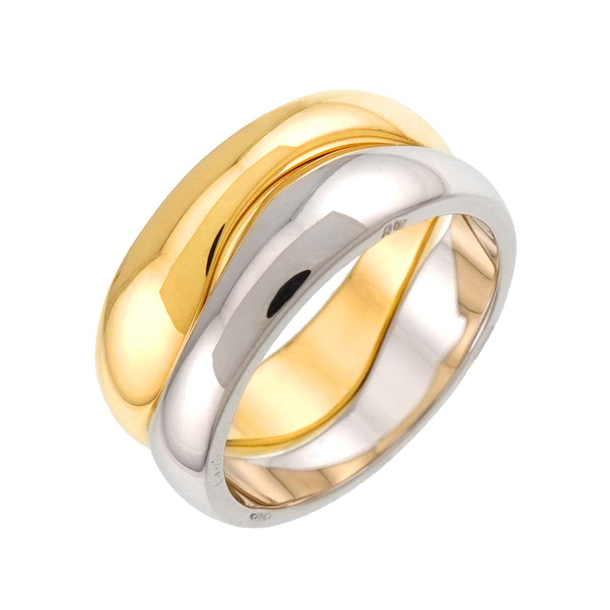 Love Me Ring 18K YG WG 750 size48 4-4.5(US)