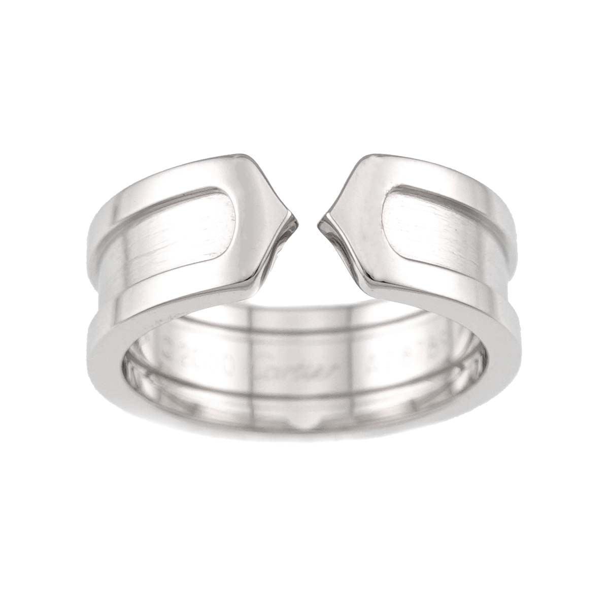 C2 SM Ring 18K WG 750 Size50 5-5.25(US)