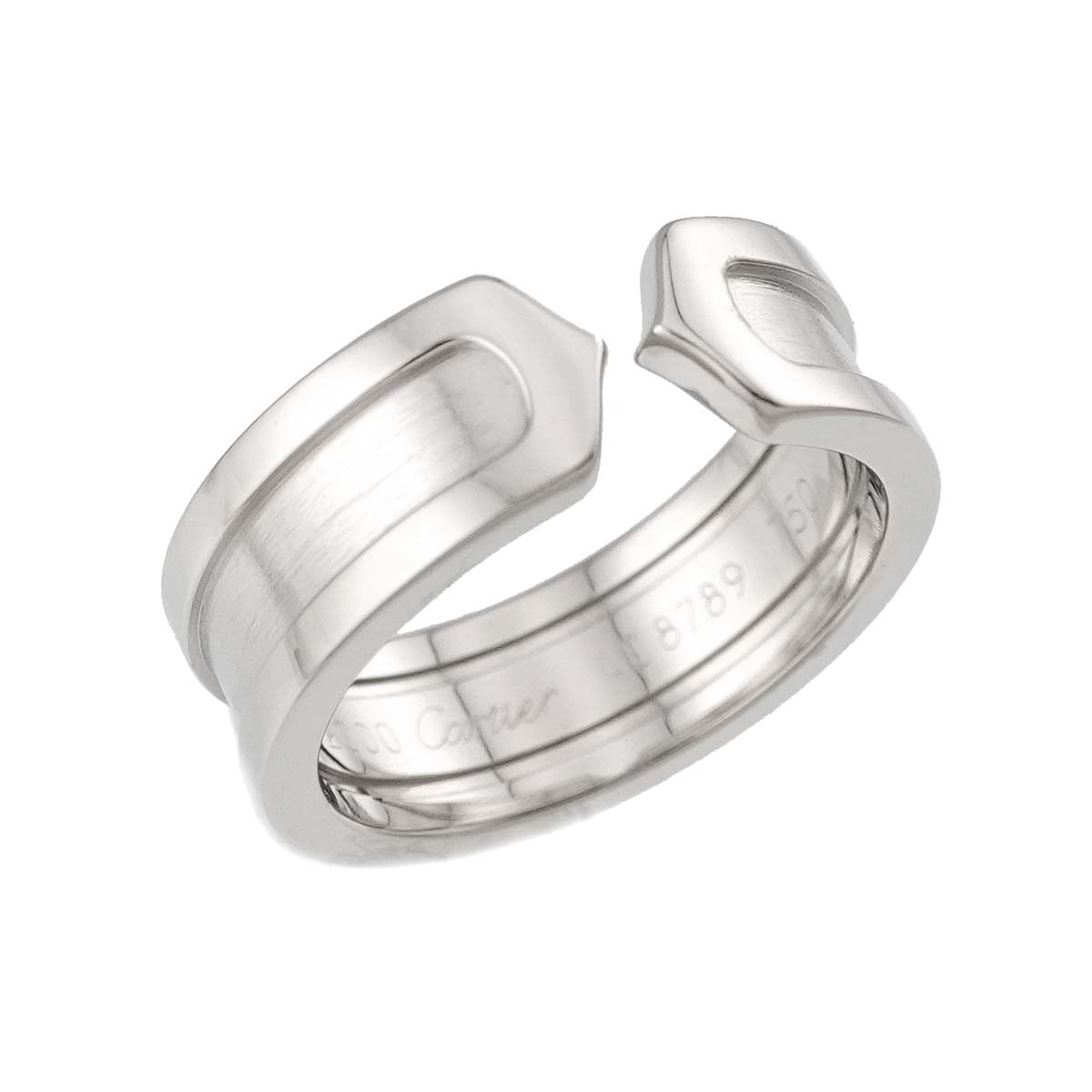 C2 SM Ring 18K WG 750 Size50 5-5.25(US)