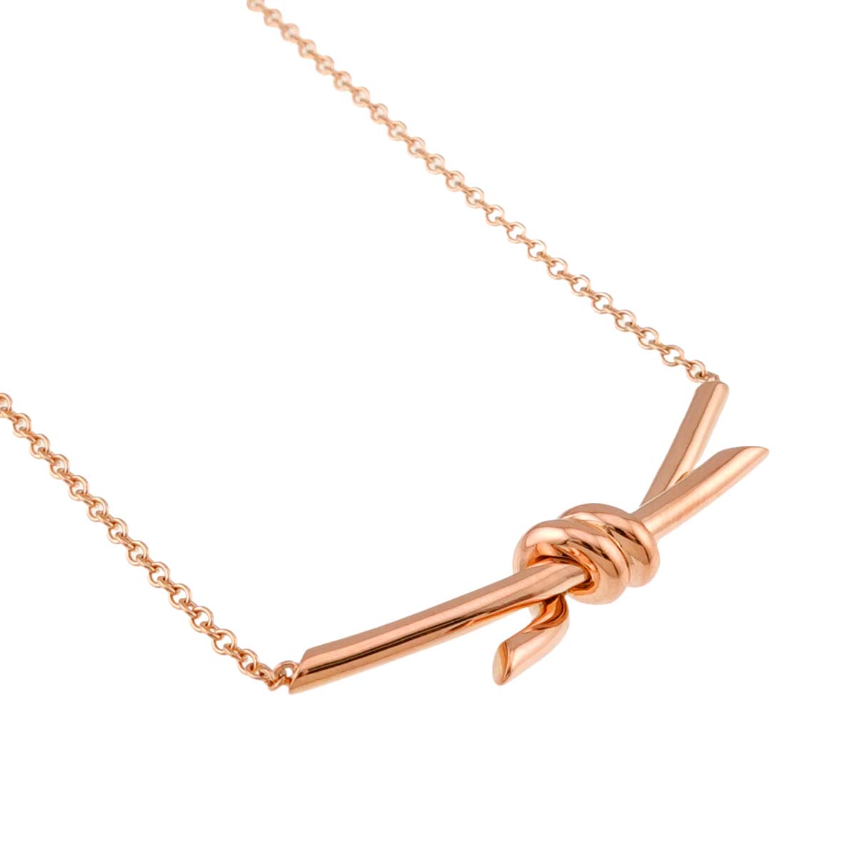 Knot Necklace 18K Pink Gold 750