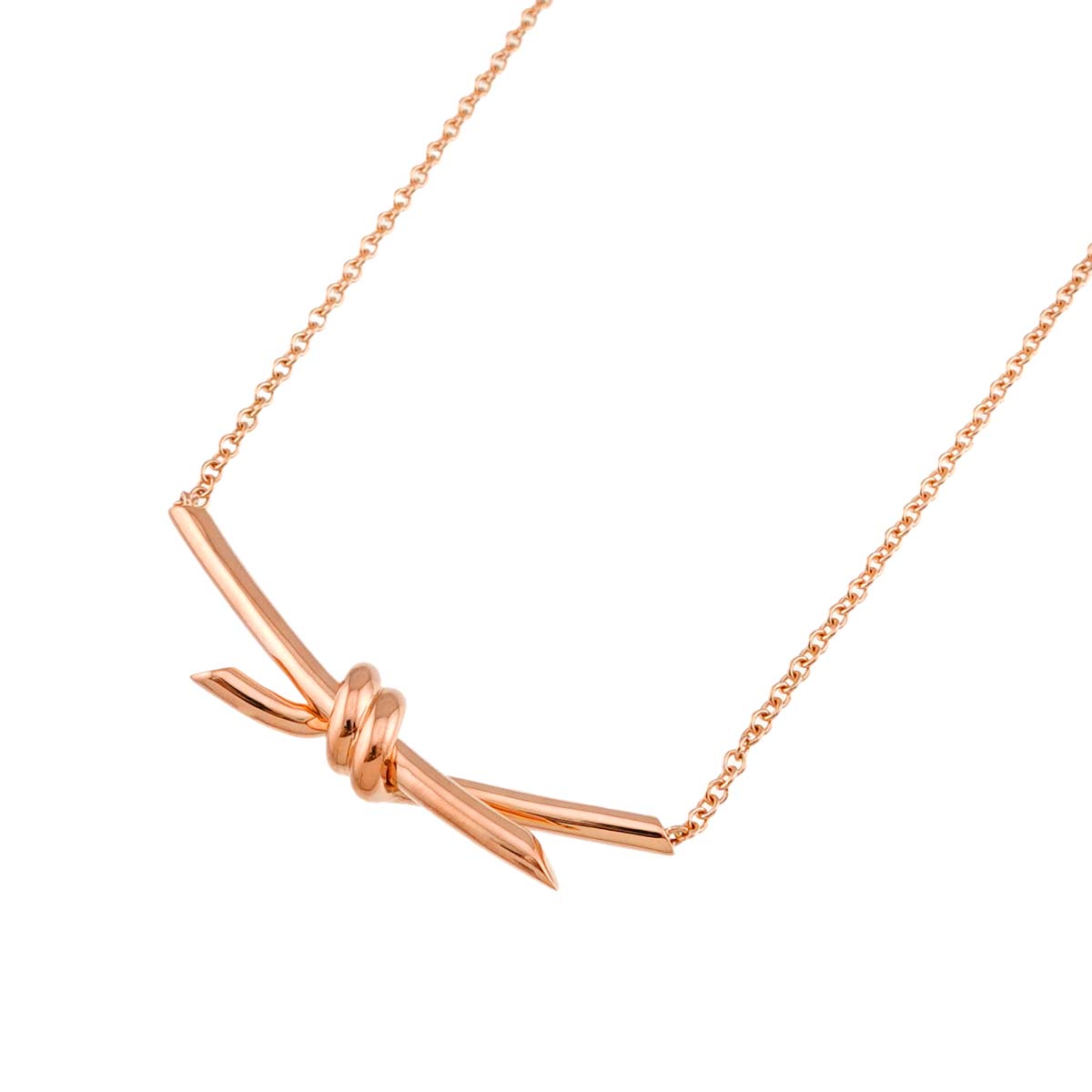Knot Necklace 18K Pink Gold 750