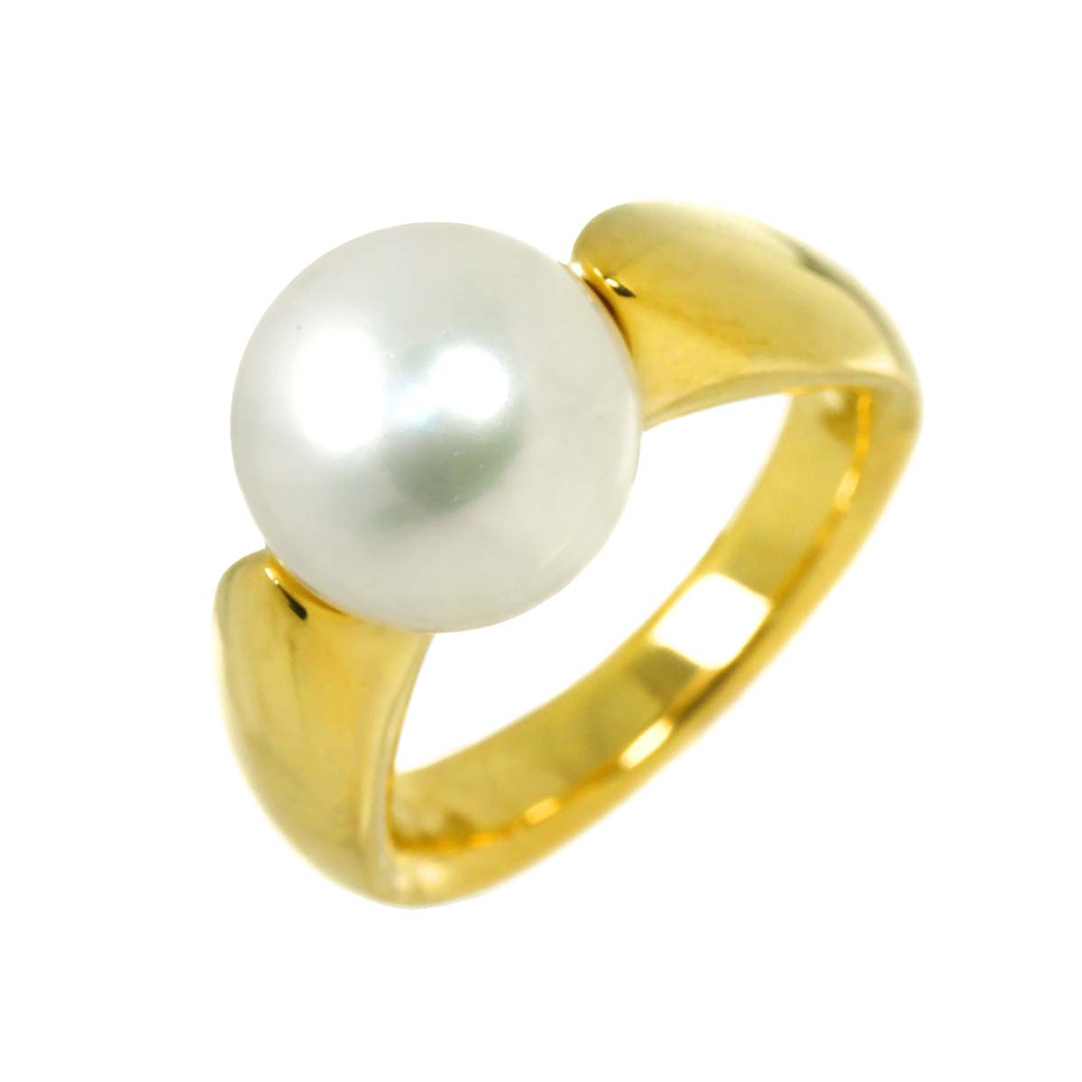 South Sea pearl 10.4mm Ring 18K YG 750 5.75-6(US)