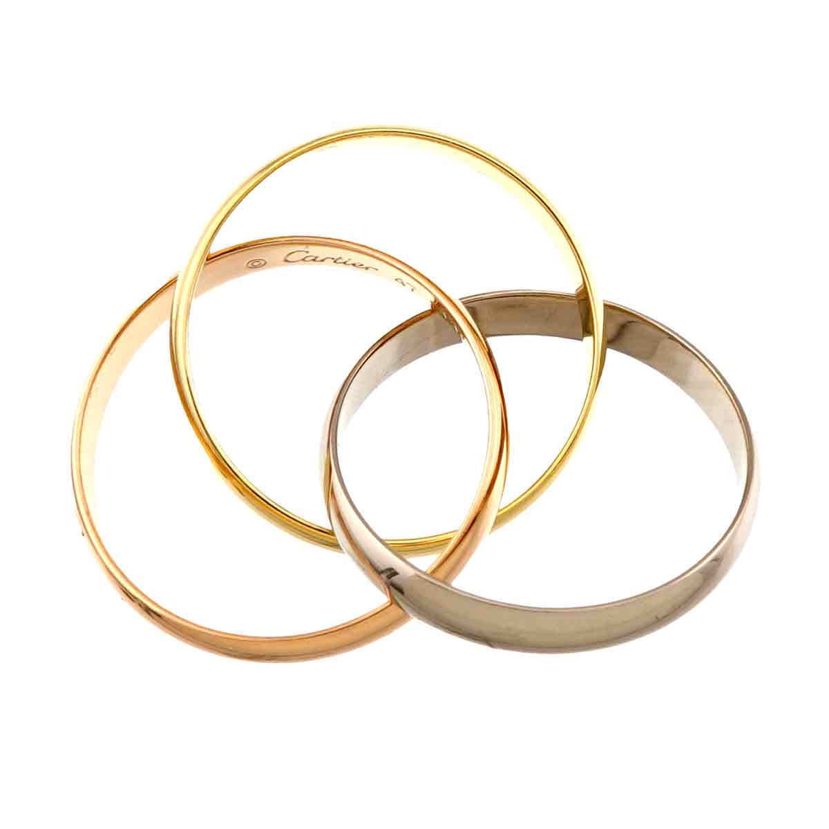 Trinity SM Ring 18K YG WG PG 750 Size47 4(US)