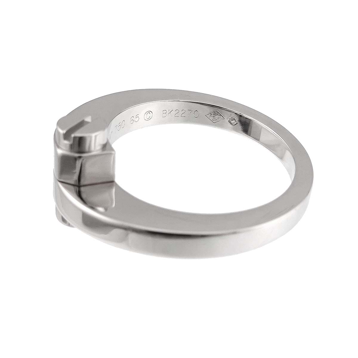 Menotte Ring 18K White Gold 750 size65 11(US)