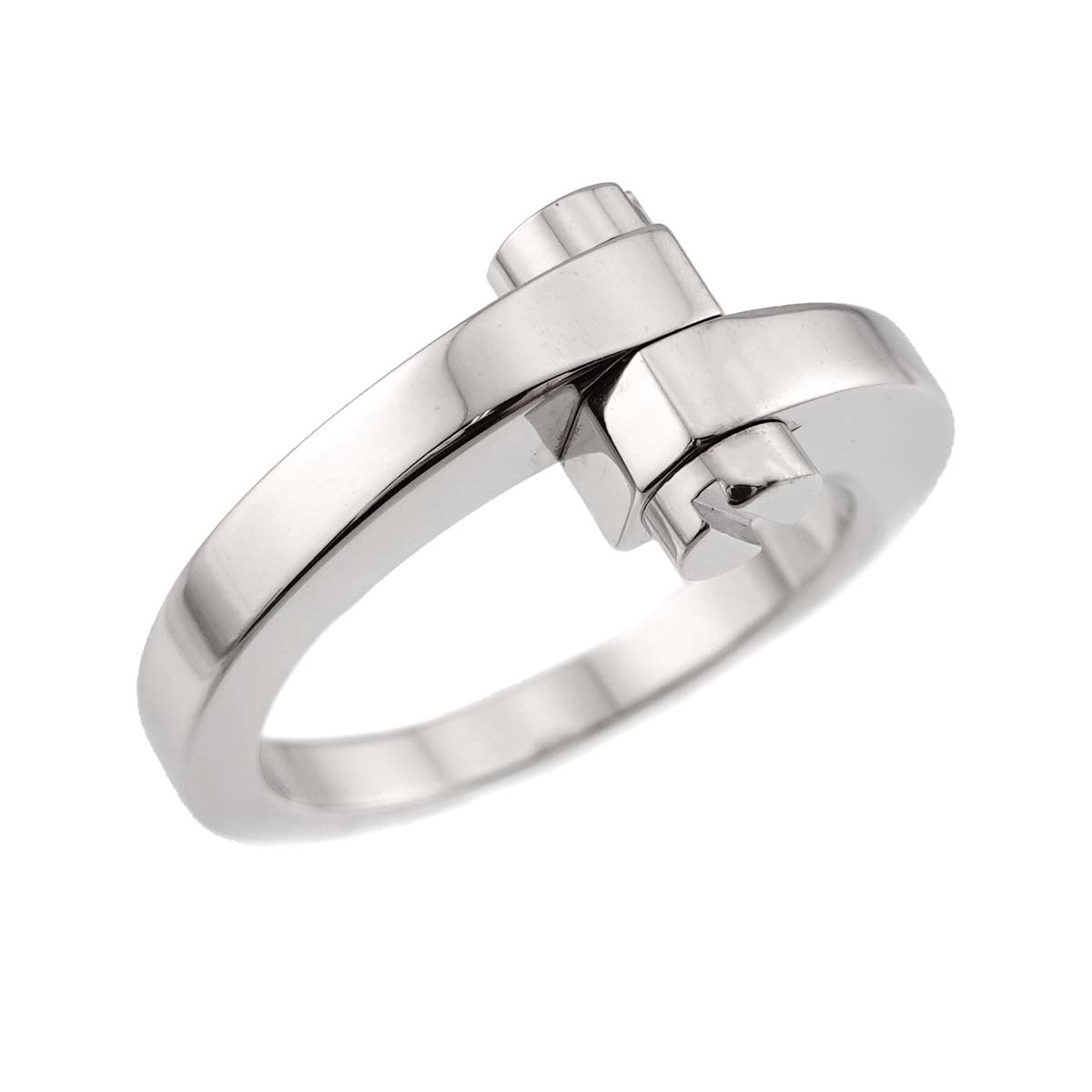 Menotte Ring 18K White Gold 750 size65 11(US)