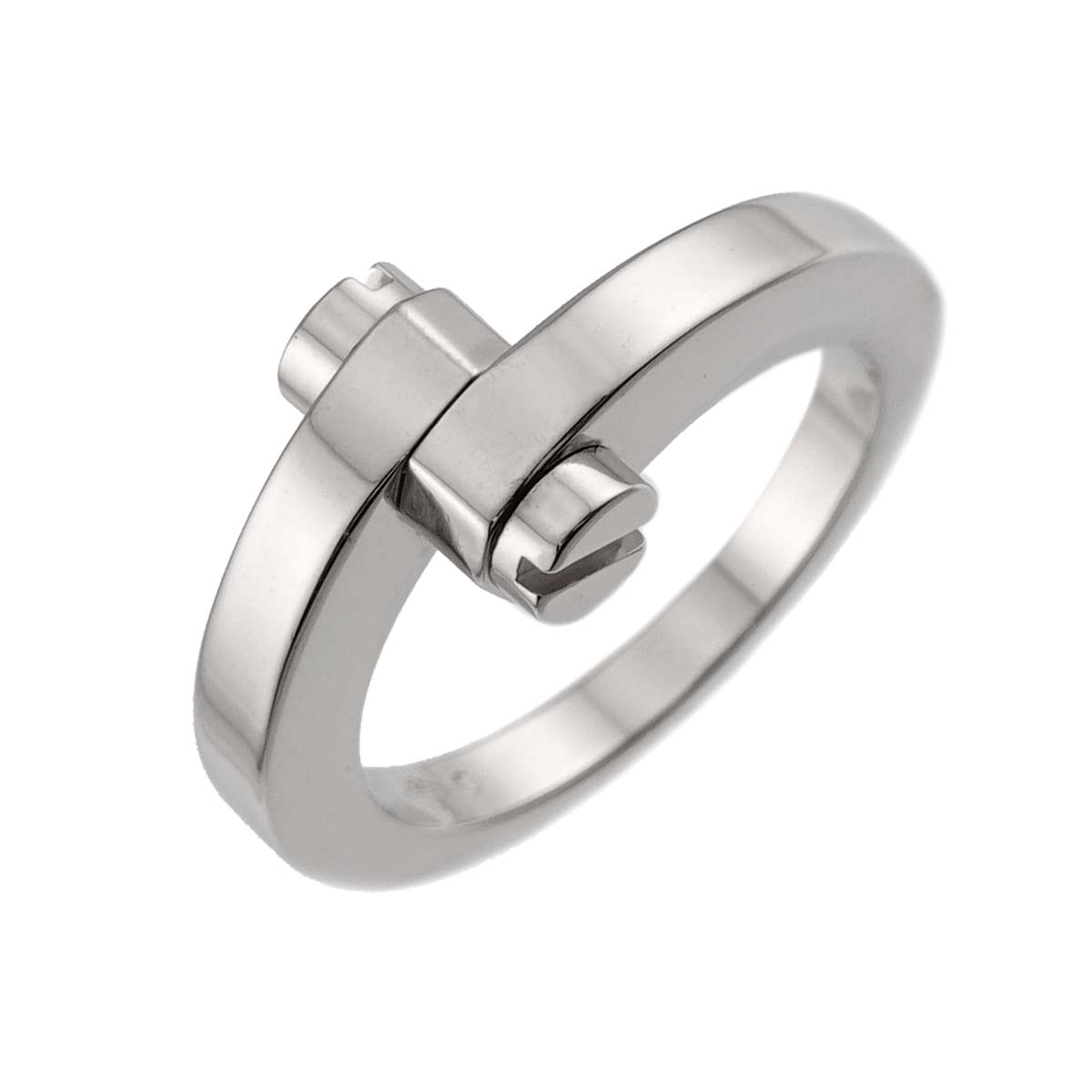Menotte Ring 18K White Gold 750 size65 11(US)